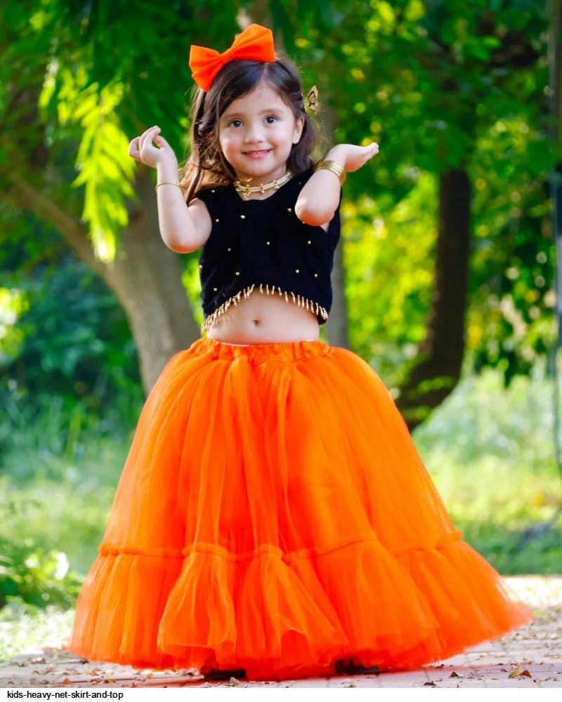 KIDS HEAVY NET SKIRT AND TOP