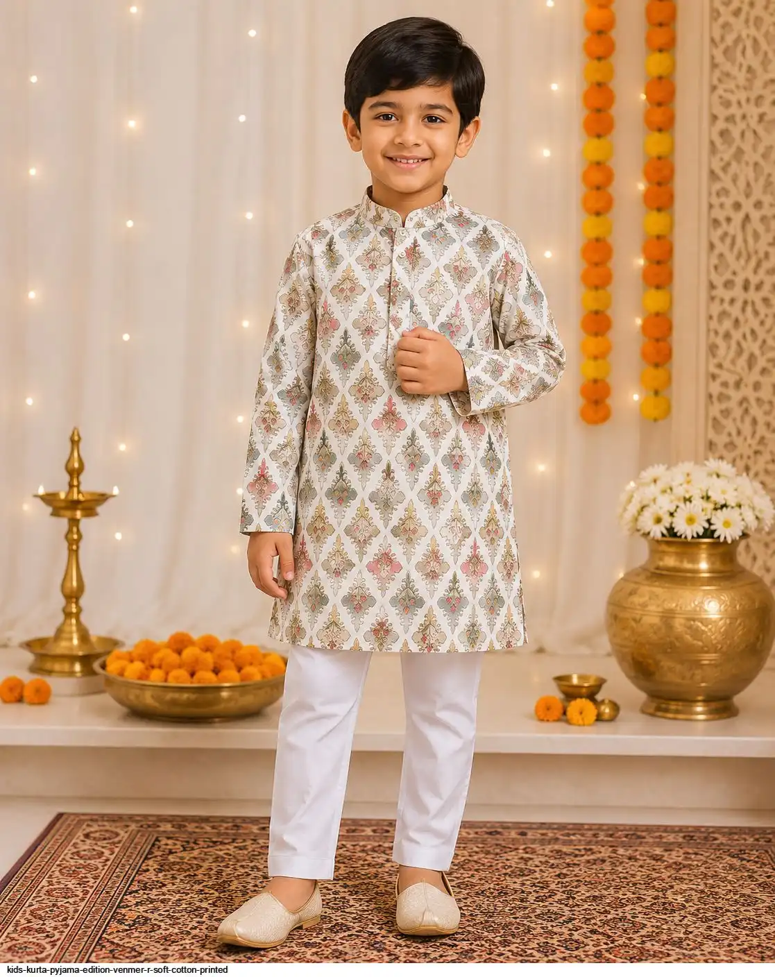 KIDS KURTA PYJAMA EDITION VENMER R SOFT COTTON PRINTED 2