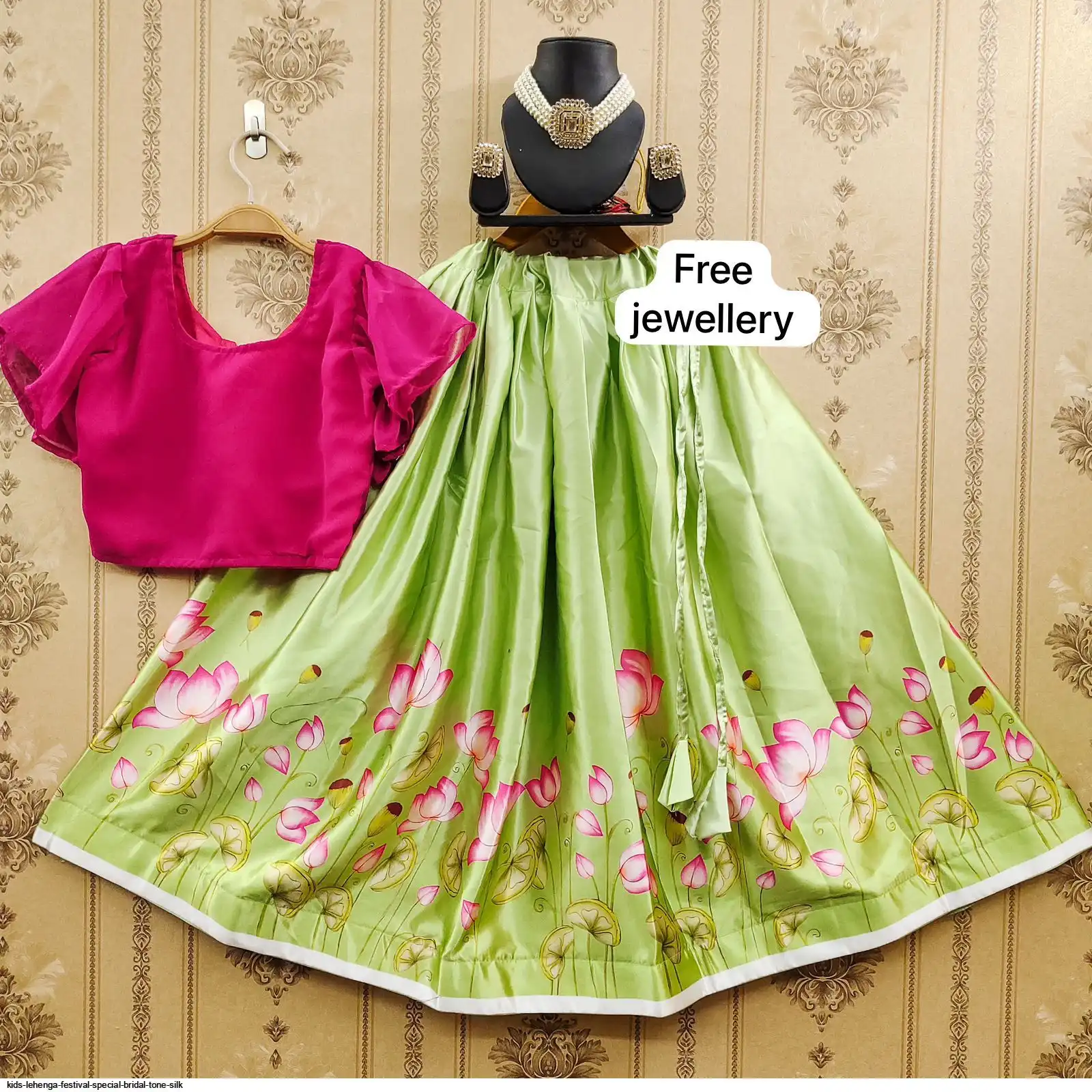 KIDS LEHENGA FESTIVAL SPECIAL BRIDAL TONE SILK 2
