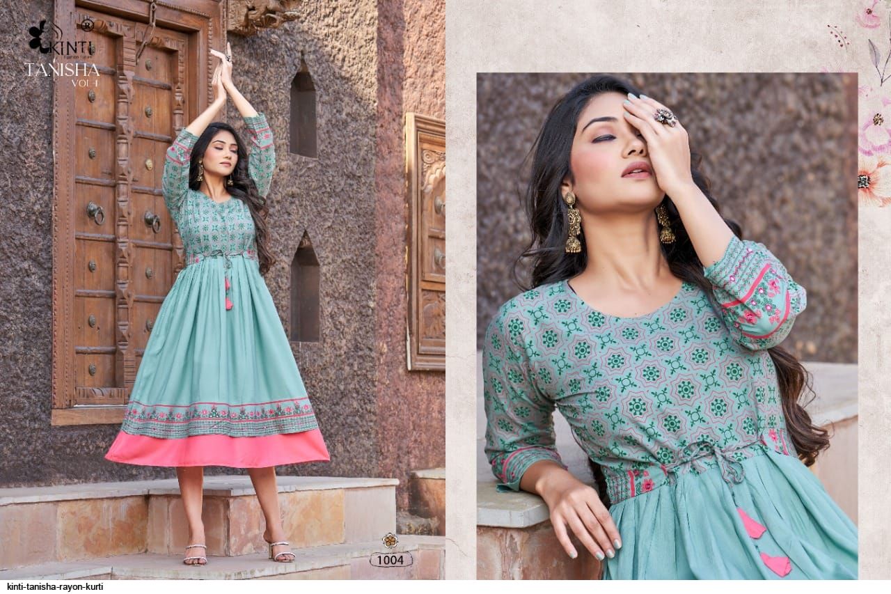 Tunic House Tanisha Cotton Print Kurti Catalouge
