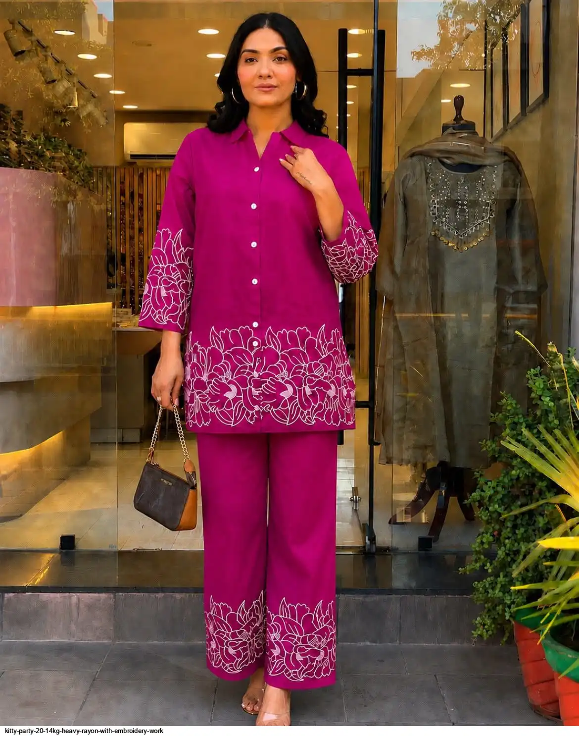 KITTY PARTY 20 14KG HEAVY RAYON WITH EMBROIDERY WORK C