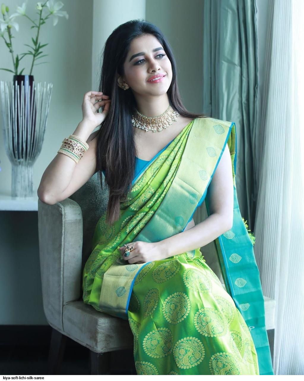 KIYA SOFT LICHI SILK SAREE