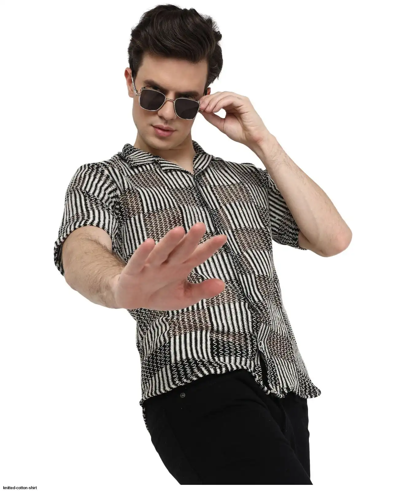 KNITTED COTTON SHIRT 3