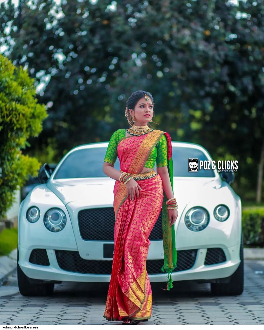 KOHINUR LICHI SILK SAREES