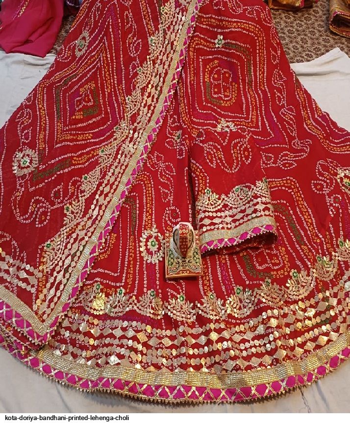 Navratri Wear Special Lehenga With Bandhani Printed Lehenga Choli/wedding  Lehenga Choli/party Wear Colorful Lehenga Choli for Women - Etsy