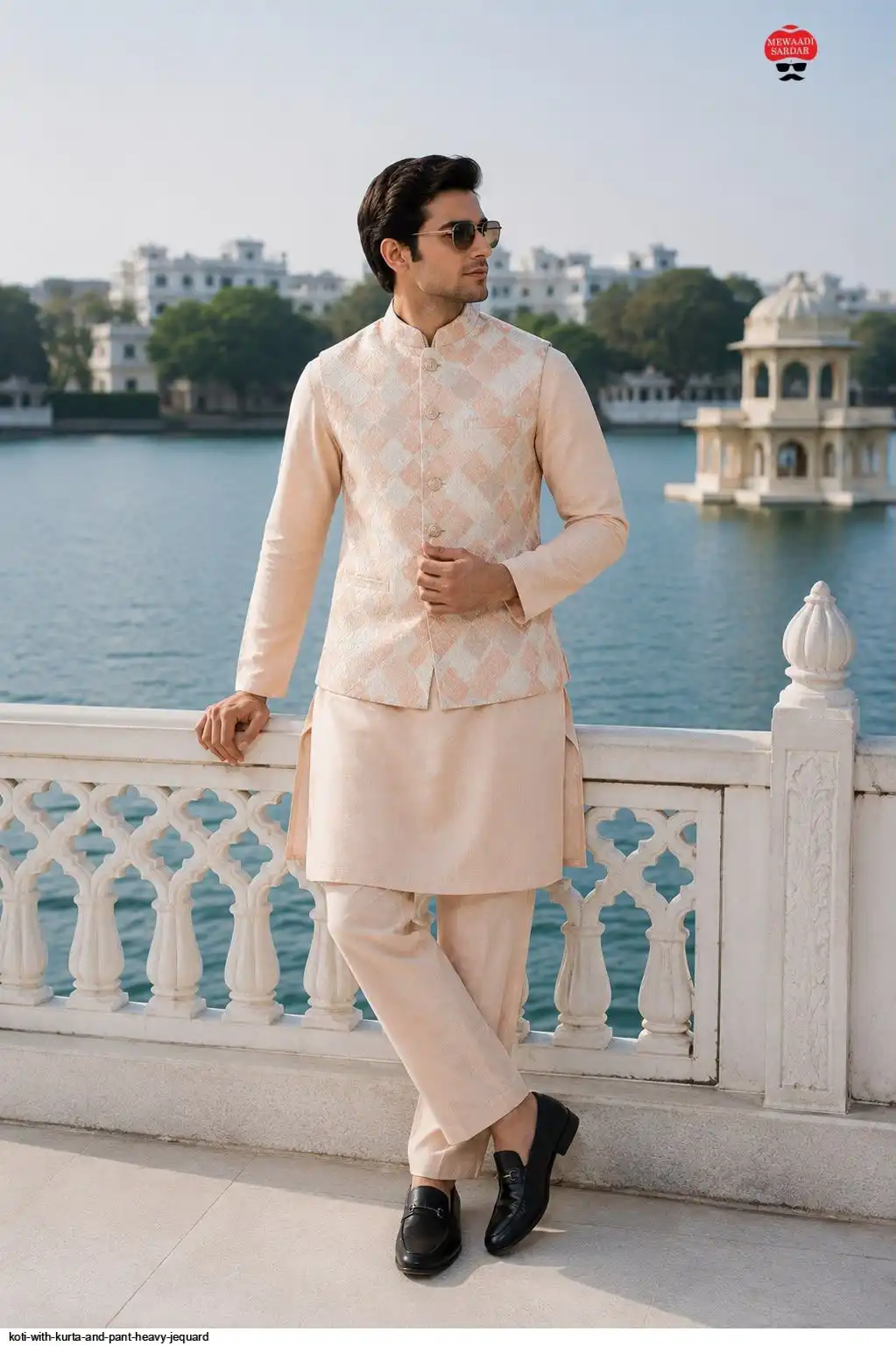 KOTI WITH KURTA AND PANT HEAVY JEQUARD 2