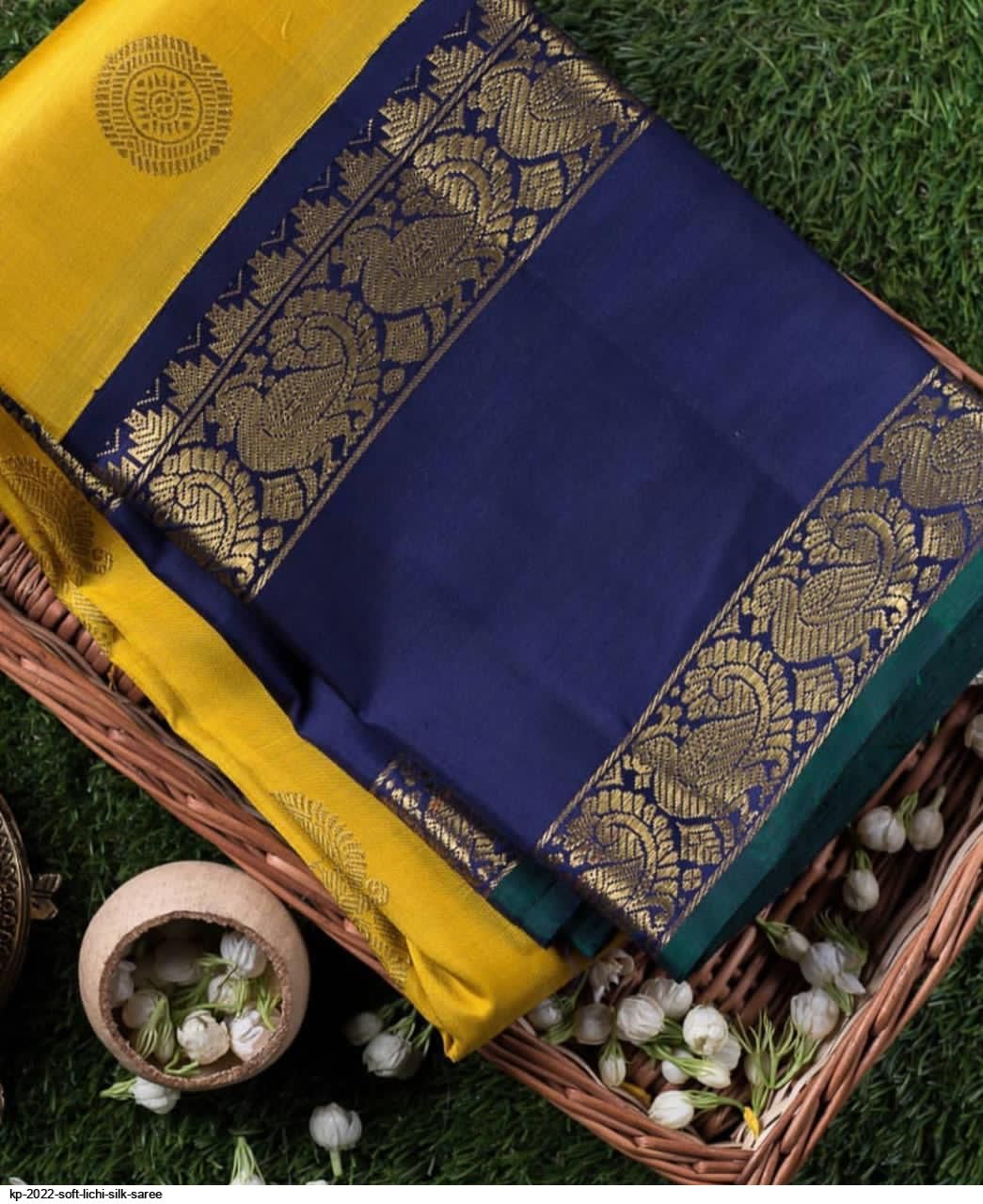 KP 2022 SOFT LICHI SILK SAREE