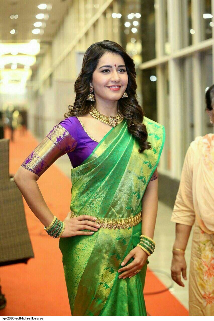 KP 2090 SOFT LICHI SILK SAREE