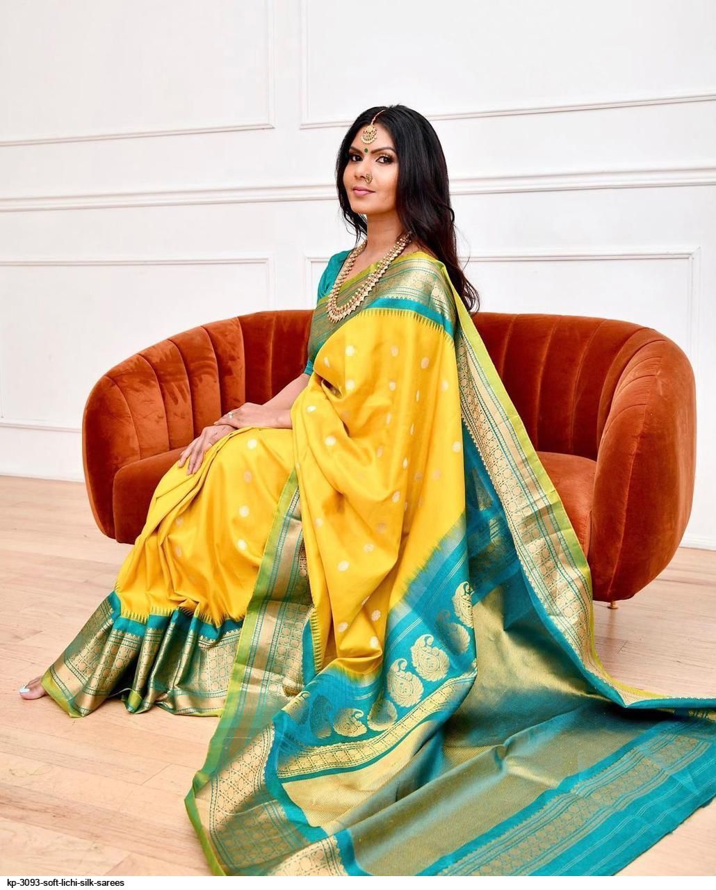 RICH PALLU SOFT LICHI SILK SAREES
