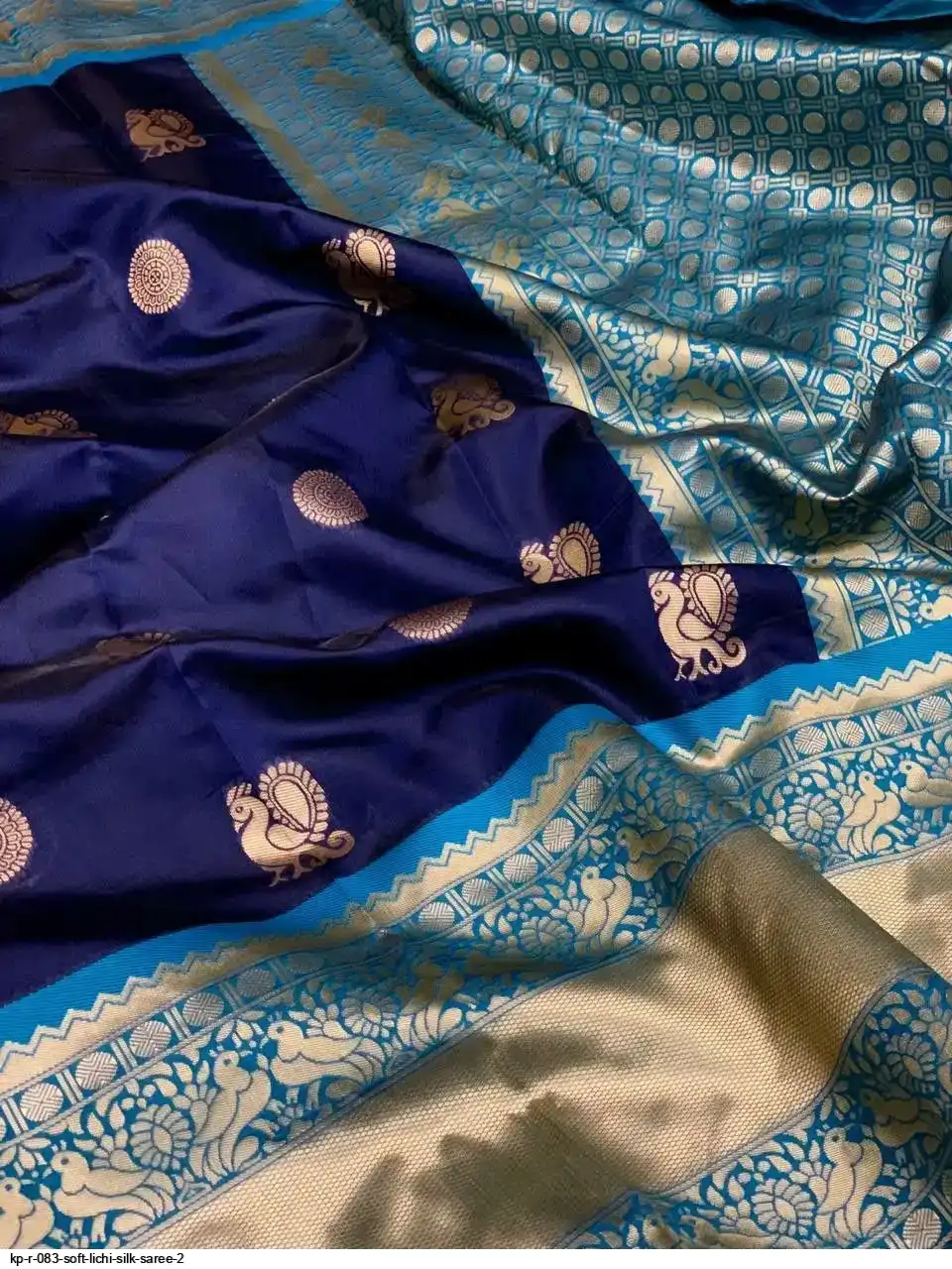 KP R 083 SOFT LICHI SILK SAREE 2