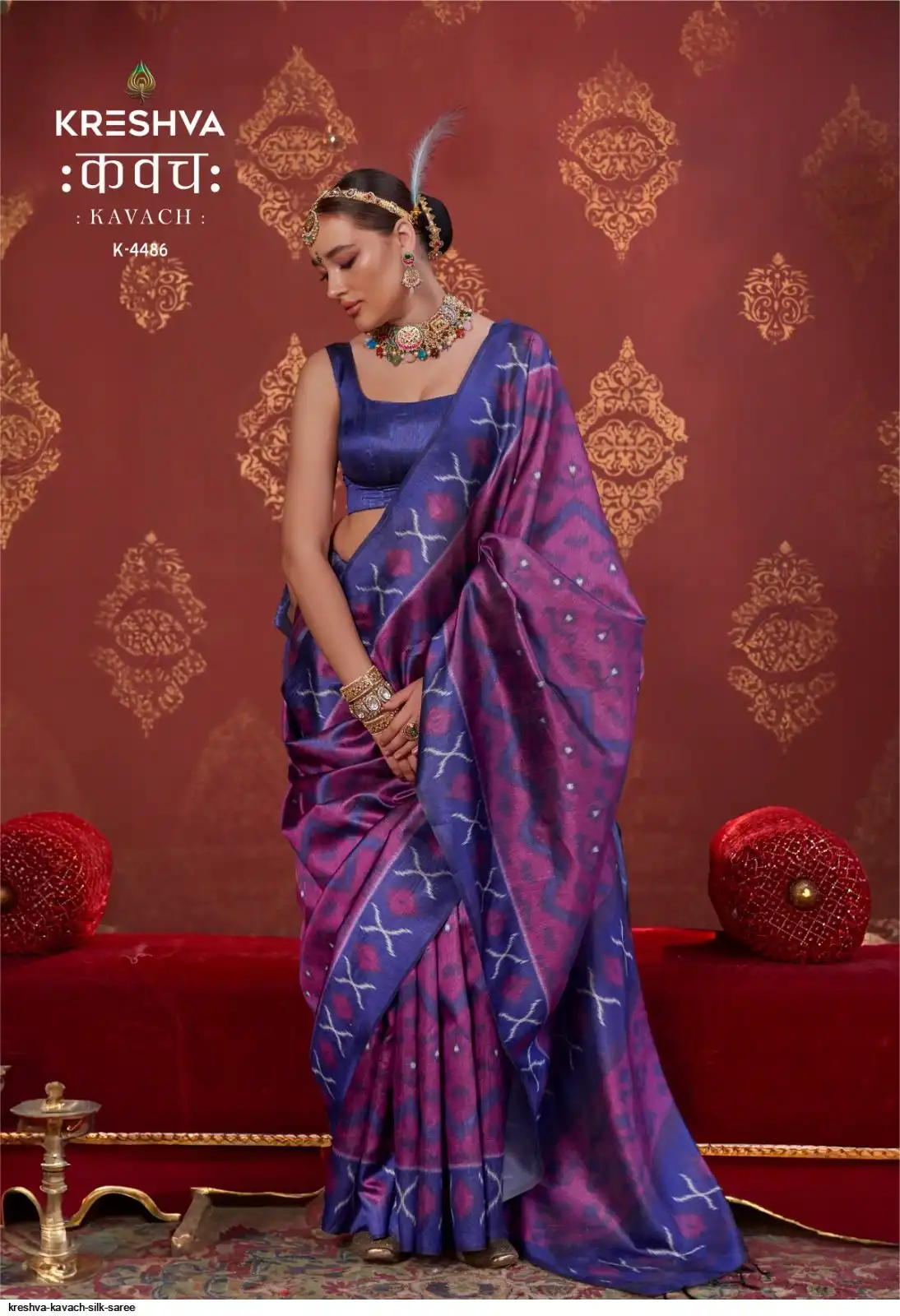 KRESHVA KAVACH SILK SAREE 4486