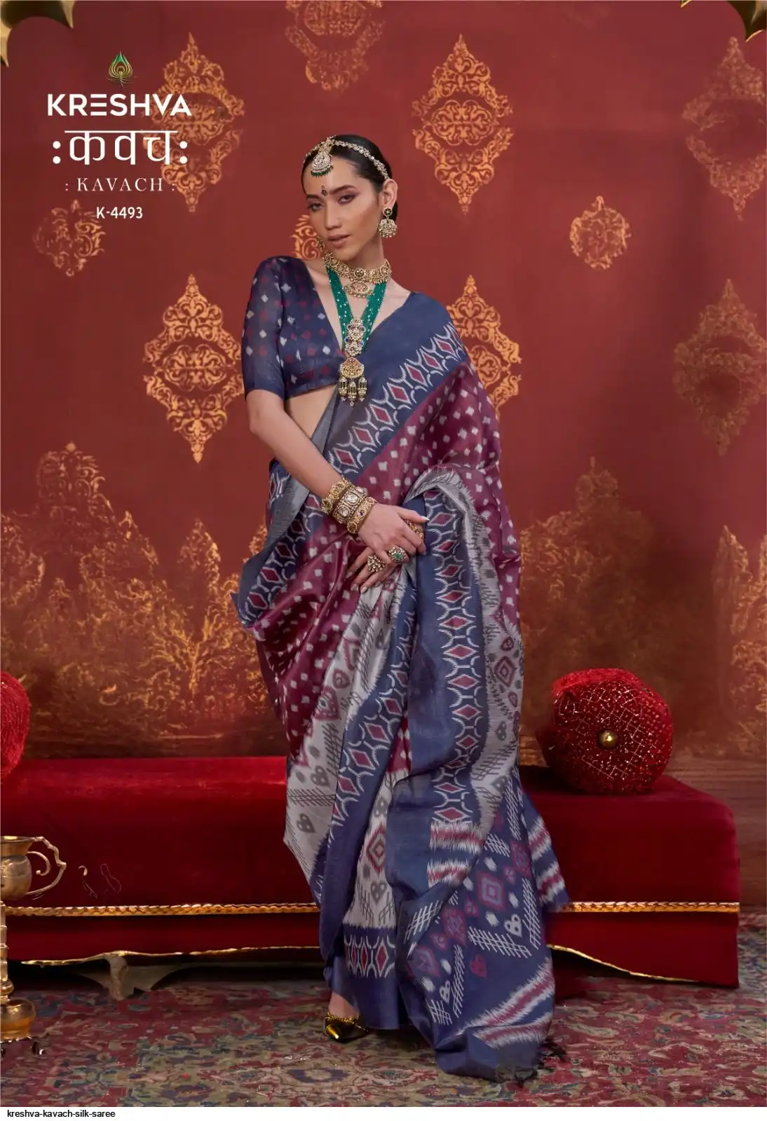 KRESHVA KAVACH SILK SAREE 4493