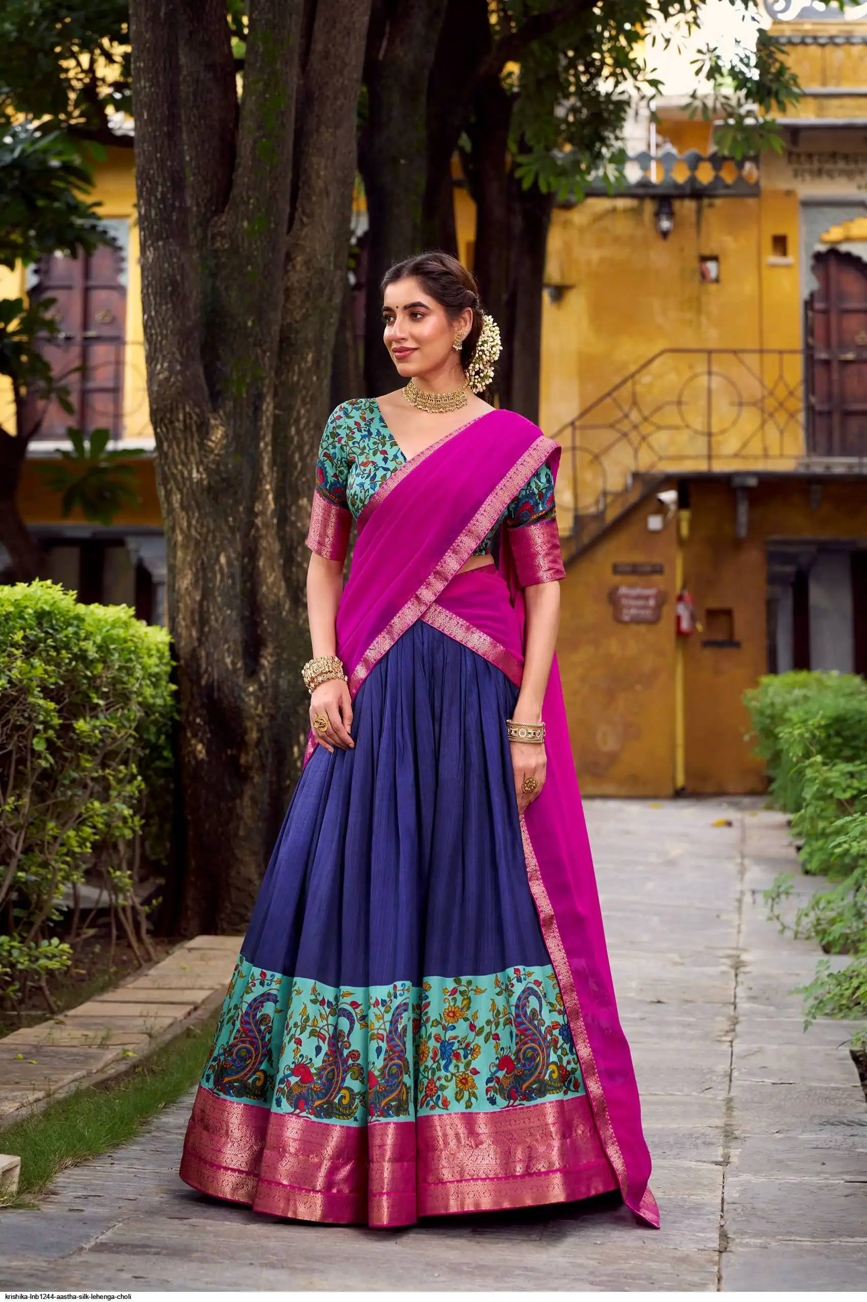 KRISHIKA LNB1244 AASTHA SILK LEHENGA CHOLI 3