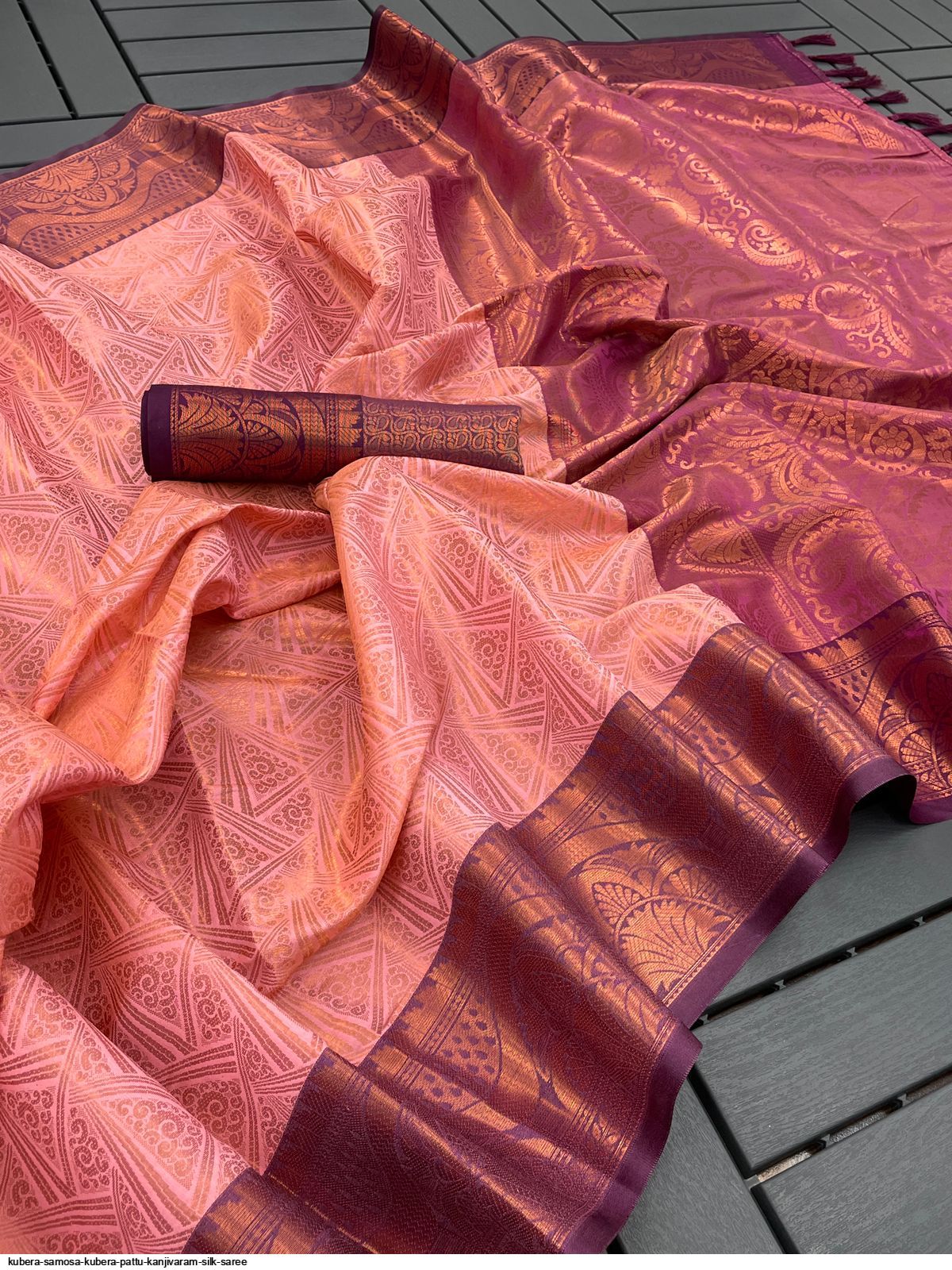 KUBERA SAMOSA Kubera Pattu Kanjivaram Silk SAREE