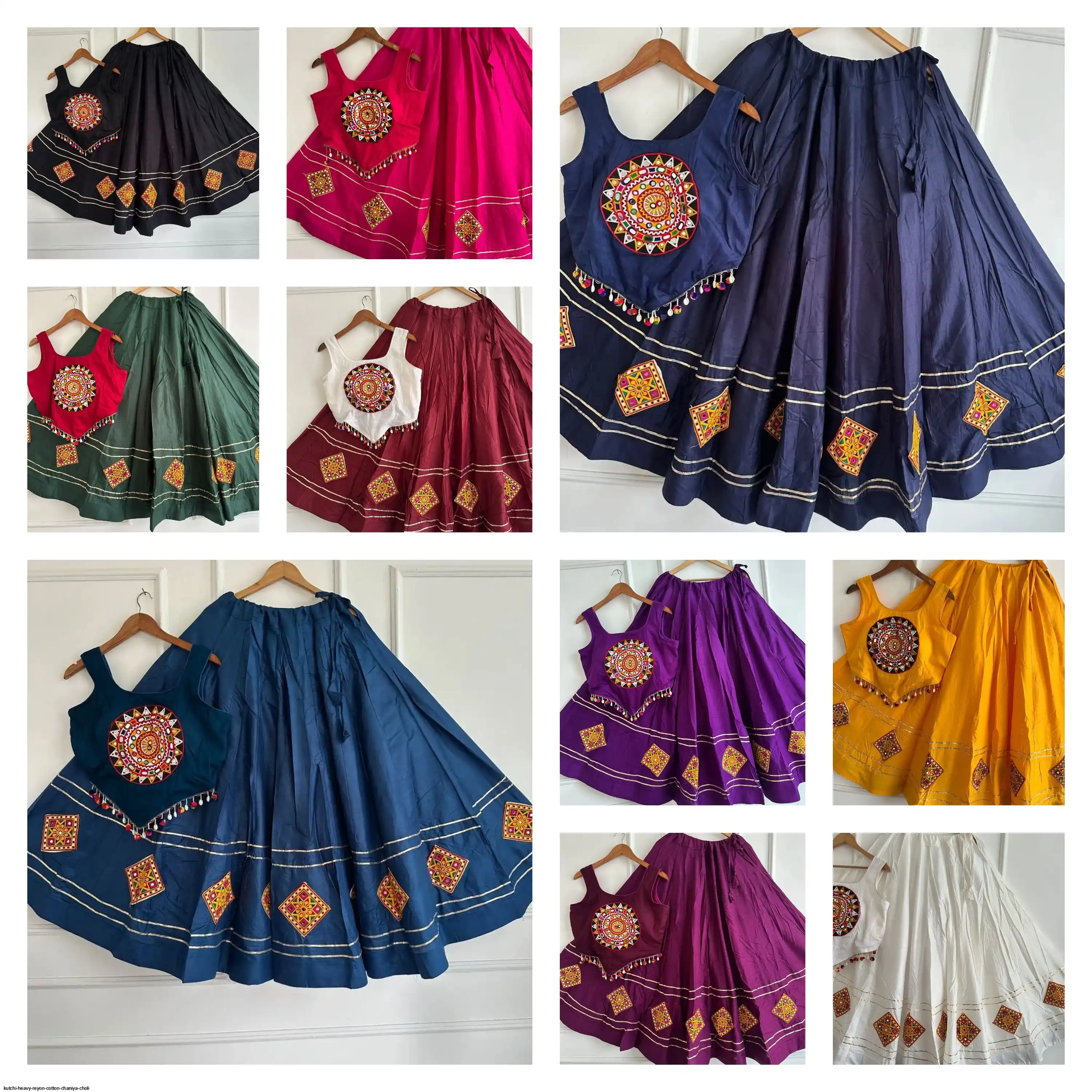 KUTCHI HEAVY REYON COTTON CHANIYA CHOLI