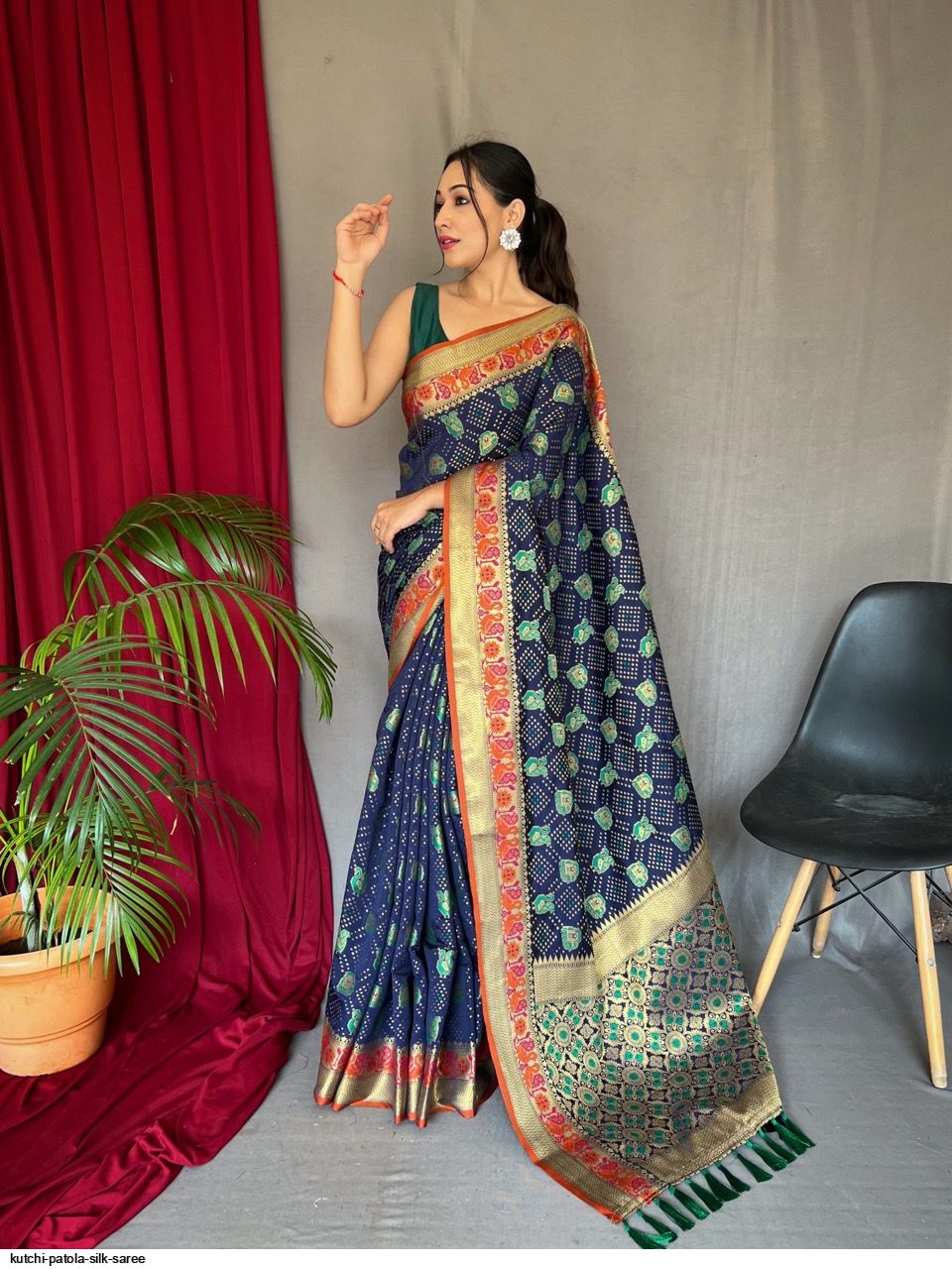 Kutchi Patola silk saree