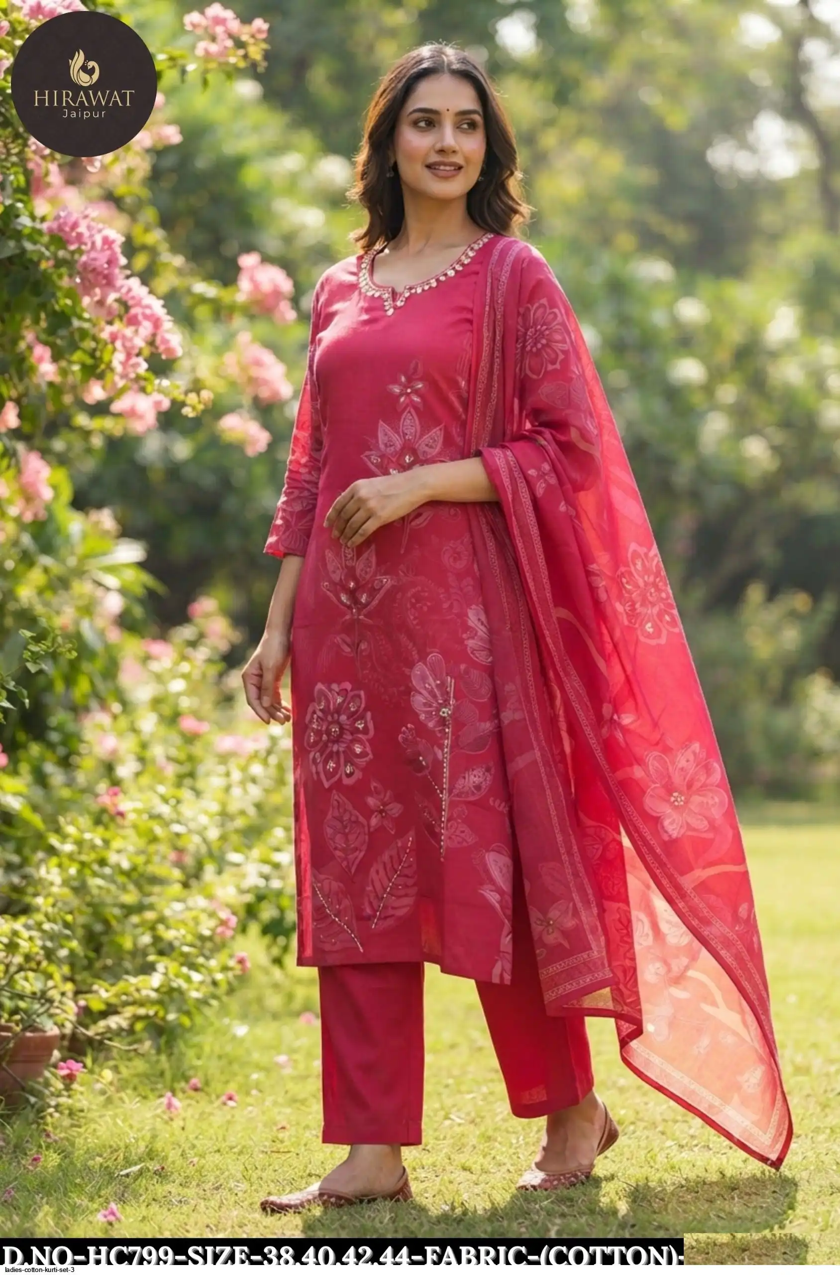 LADIES COTTON KURTI SET 3 B