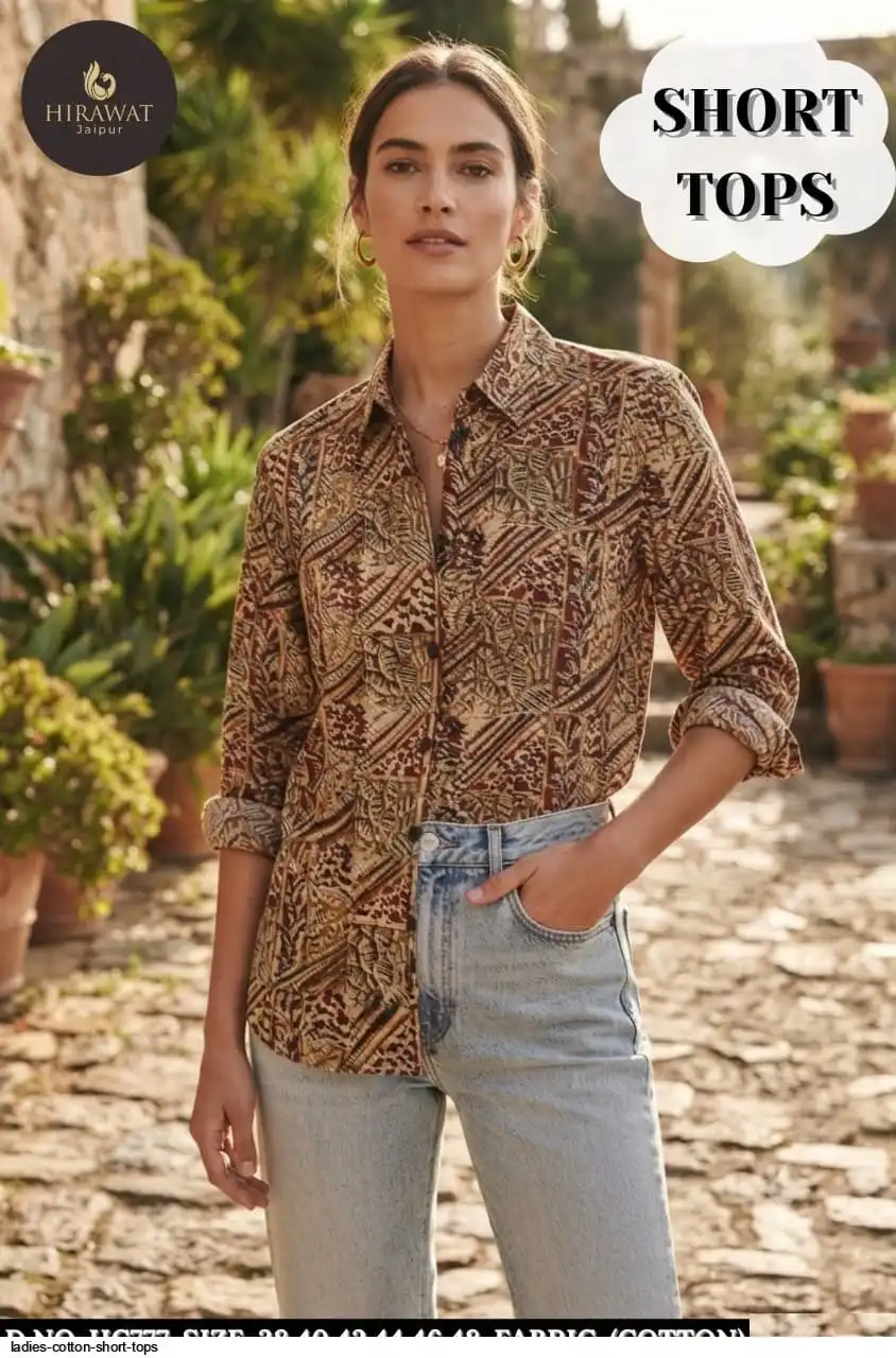 LADIES COTTON SHORT TOPS A