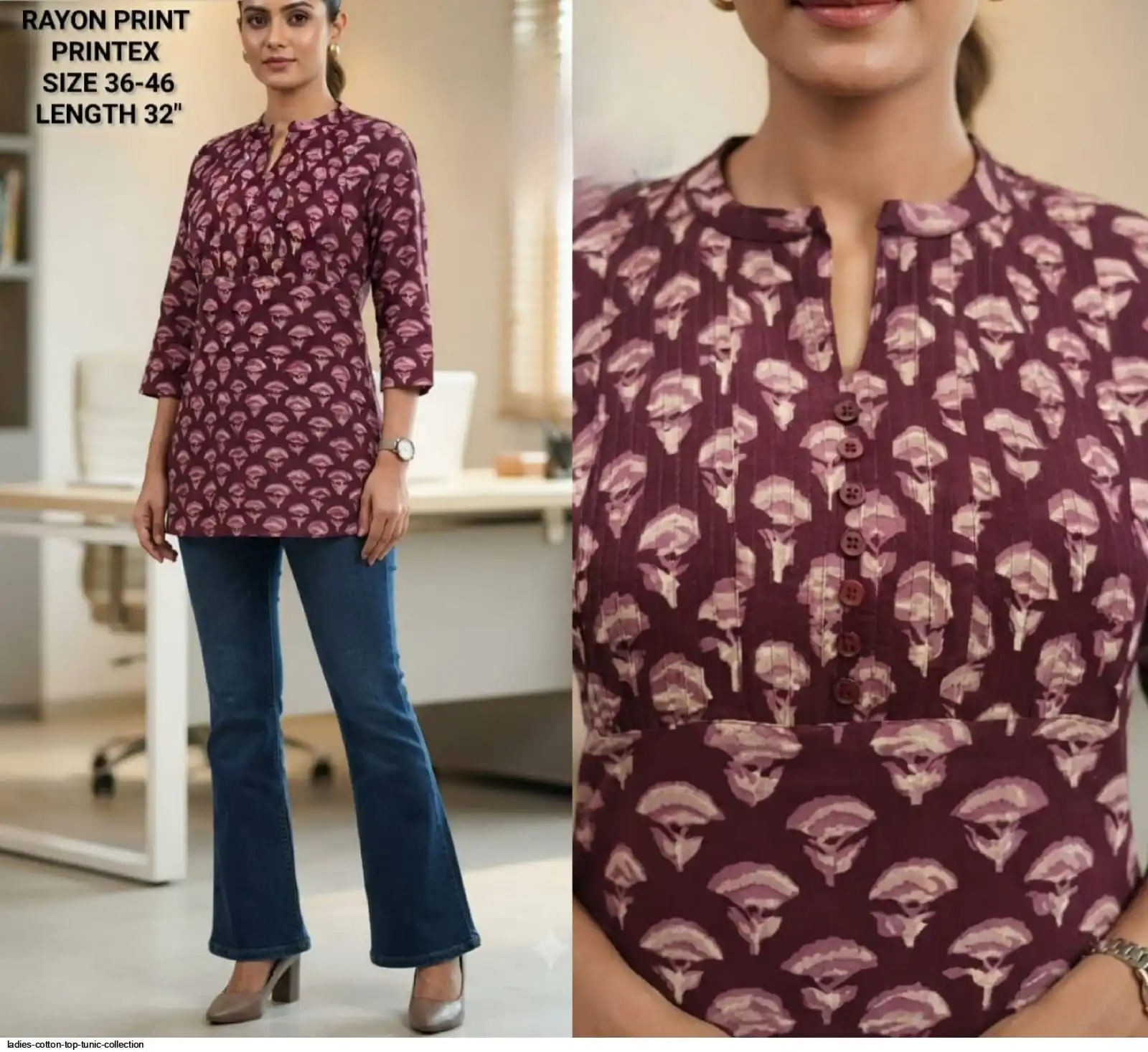 LADIES COTTON TOP TUNIC COLLECTION 7