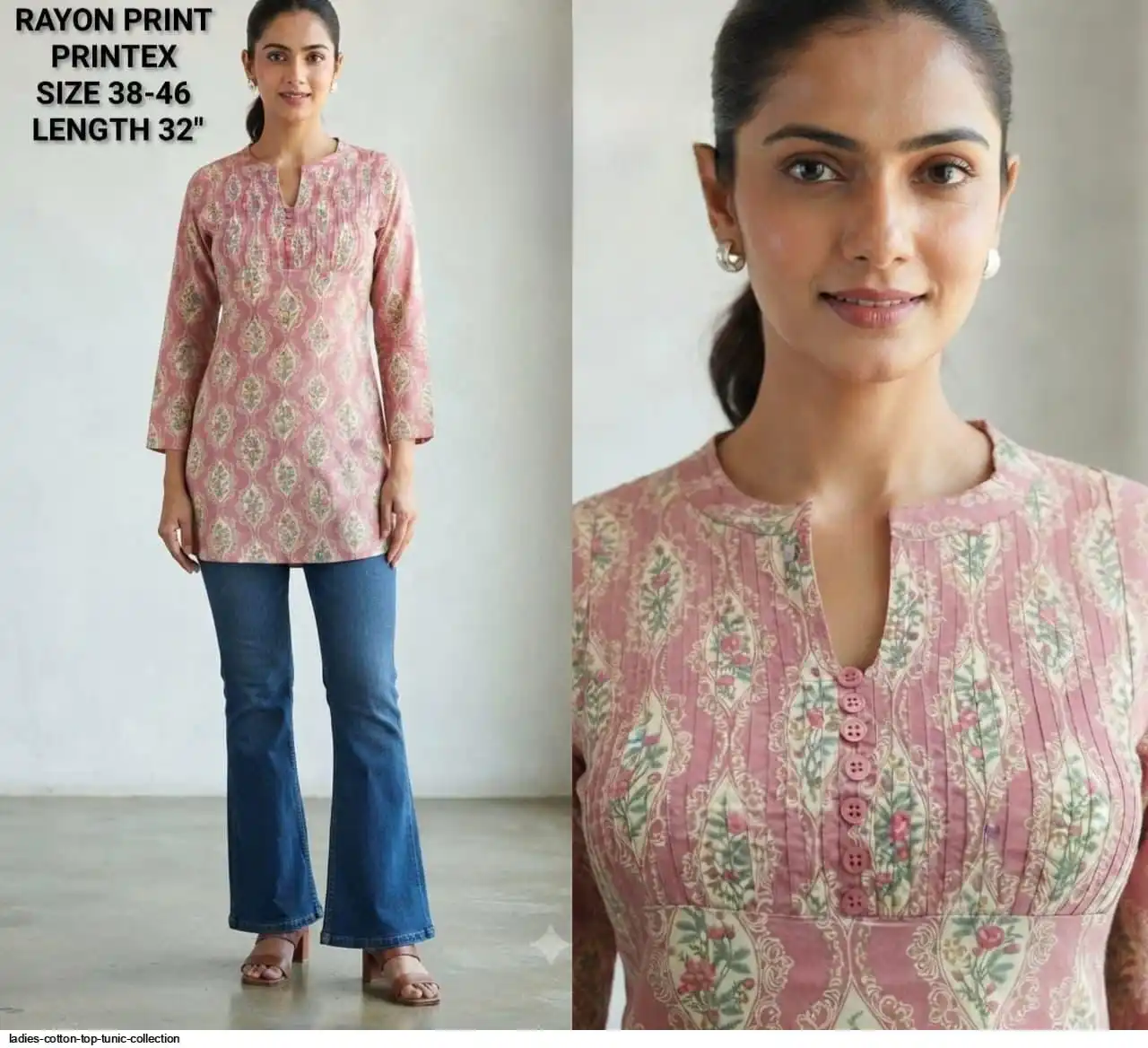 LADIES COTTON TOP TUNIC COLLECTION 19