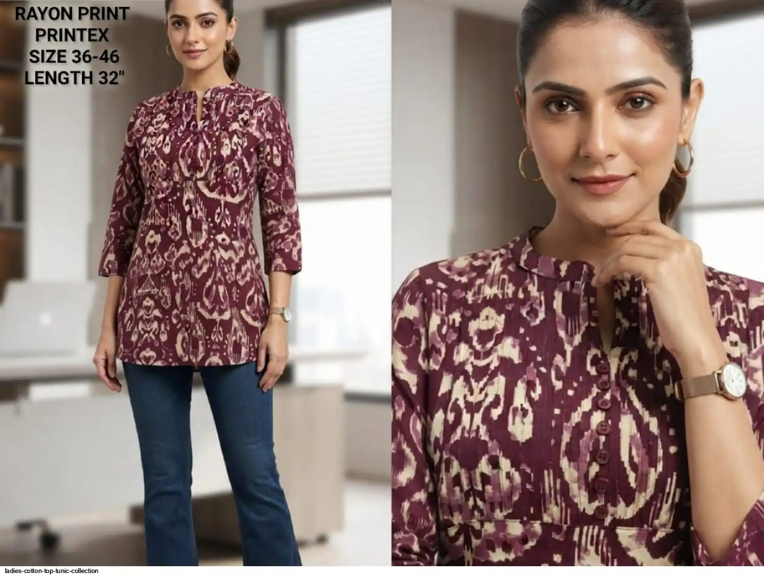 LADIES COTTON TOP TUNIC COLLECTION 21