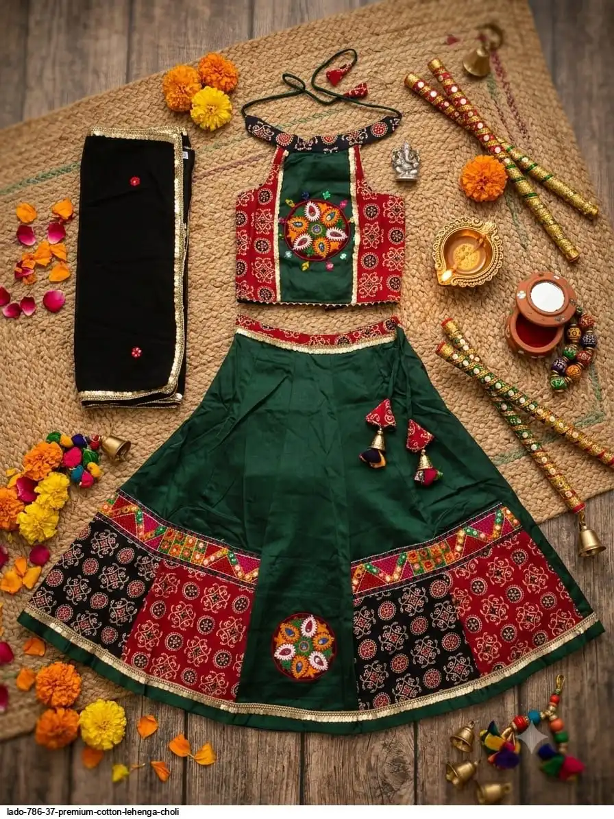 LADO 786 37 PREMIUM COTTON LEHENGA CHOLI 2