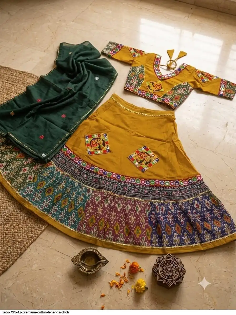 LADO 799 42 PREMIUM COTTON LEHENGA CHOLI 1