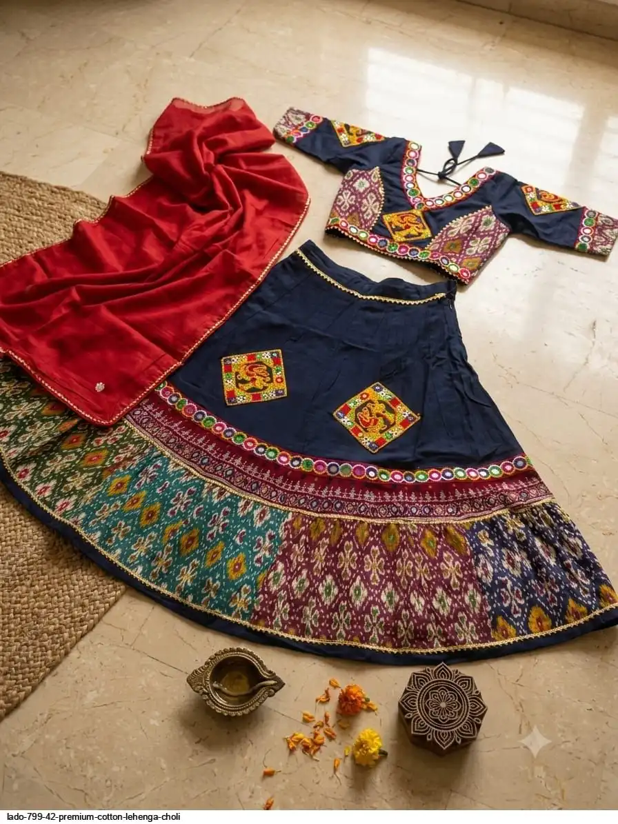 LADO 799 42 PREMIUM COTTON LEHENGA CHOLI 2
