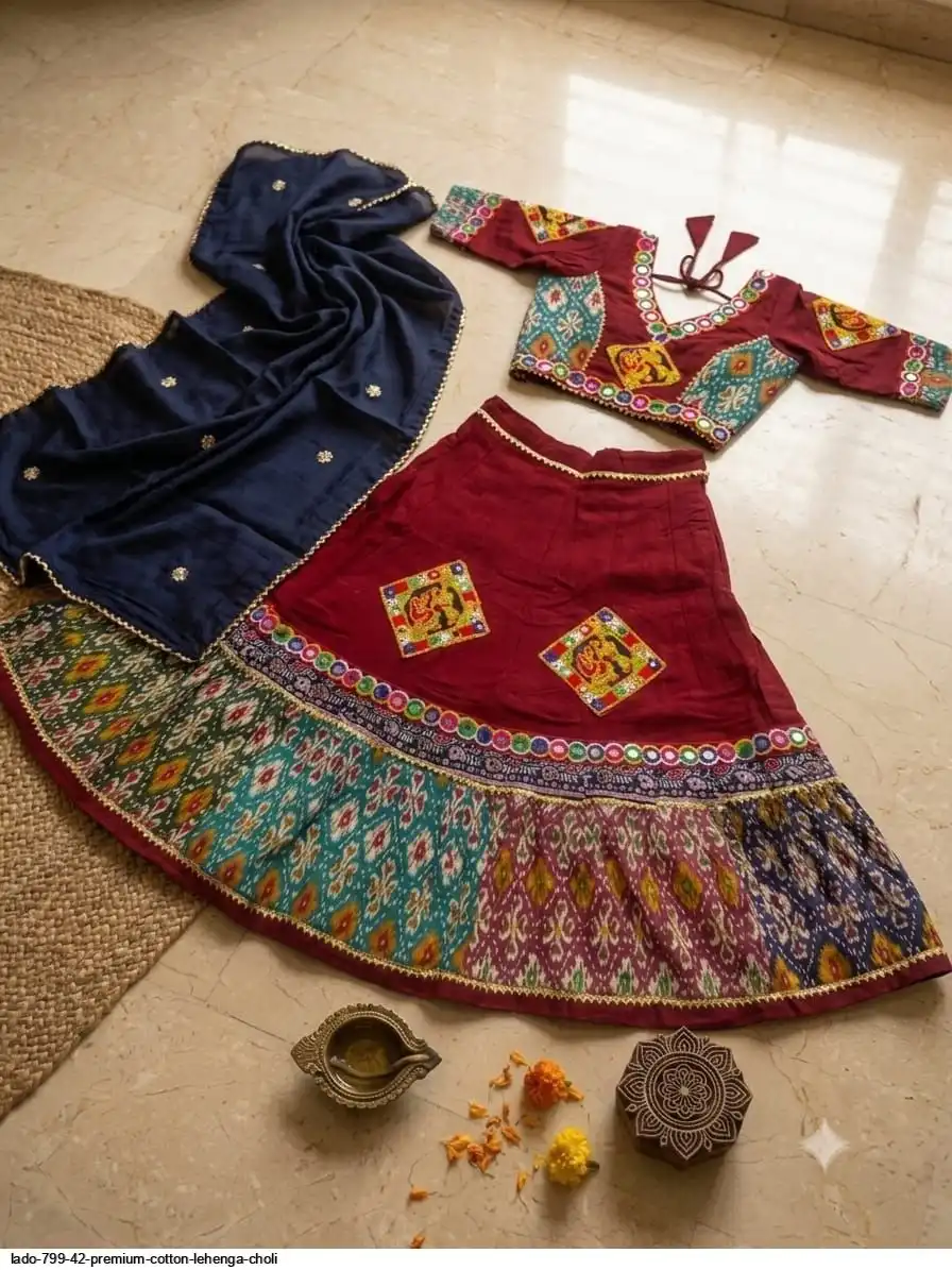 LADO 799 42 PREMIUM COTTON LEHENGA CHOLI 3