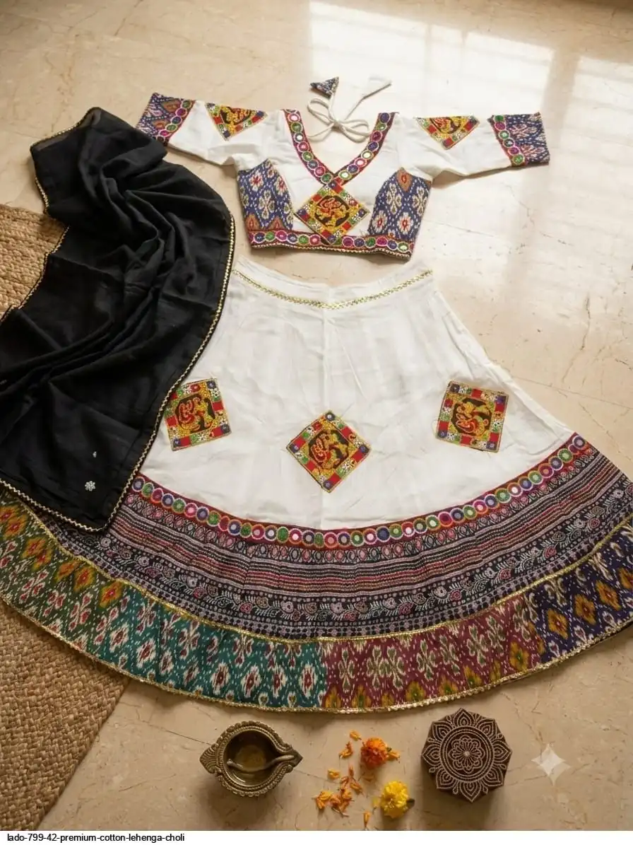 LADO 799 42 PREMIUM COTTON LEHENGA CHOLI 4