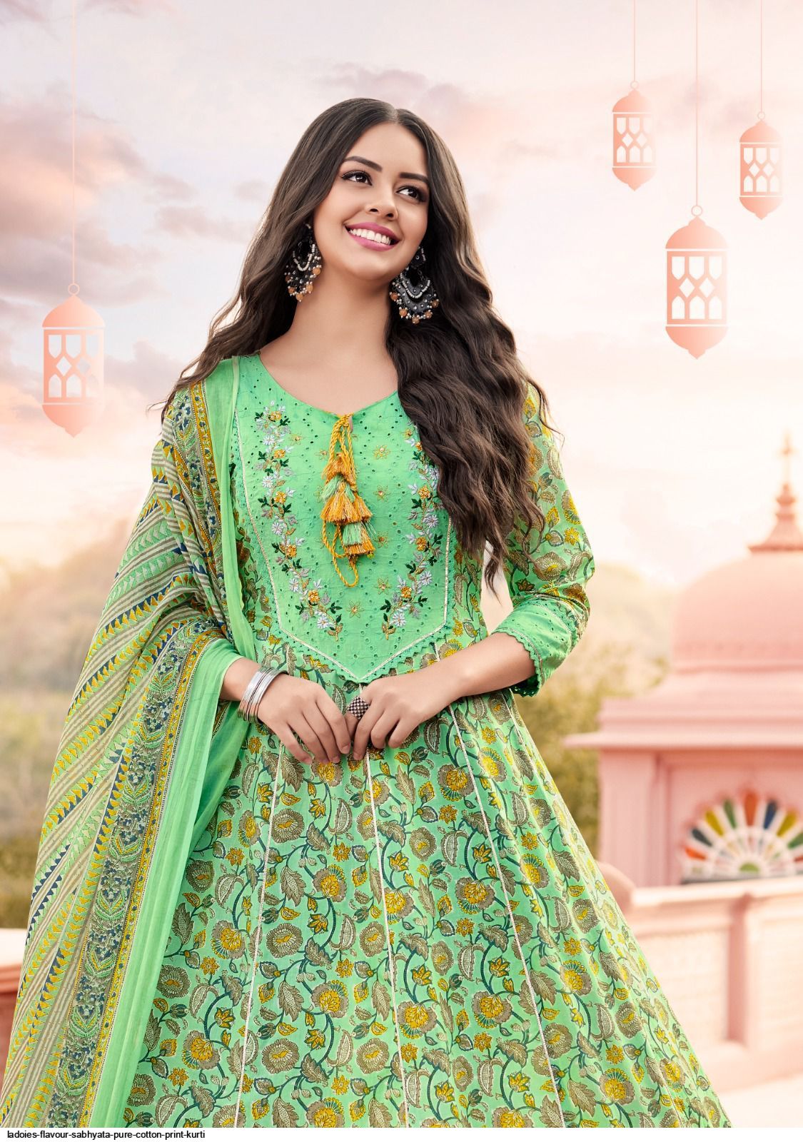 JLF SABHYATA VOL 1 EMBROIDERY WORK KURTI