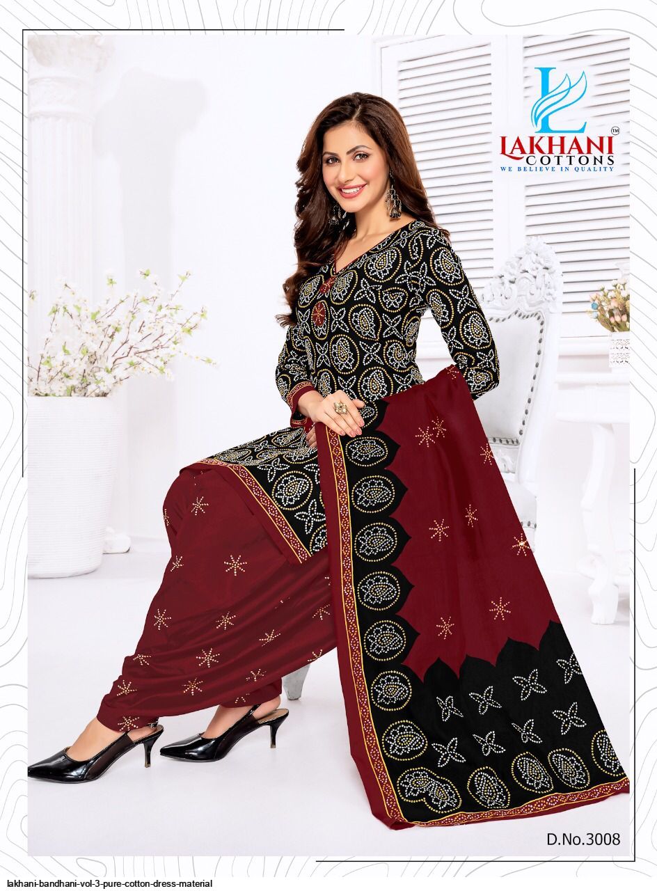 lakhanibandhanivol3purecotton SALWAR SUITS
