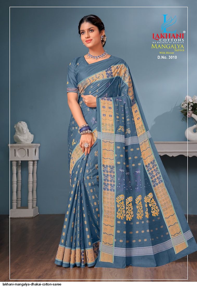 Mangalya Cotton Kalamkari Printed Temple Woven Saree Marine Blue – TASARIKA  - India's Most Loved Sarees!