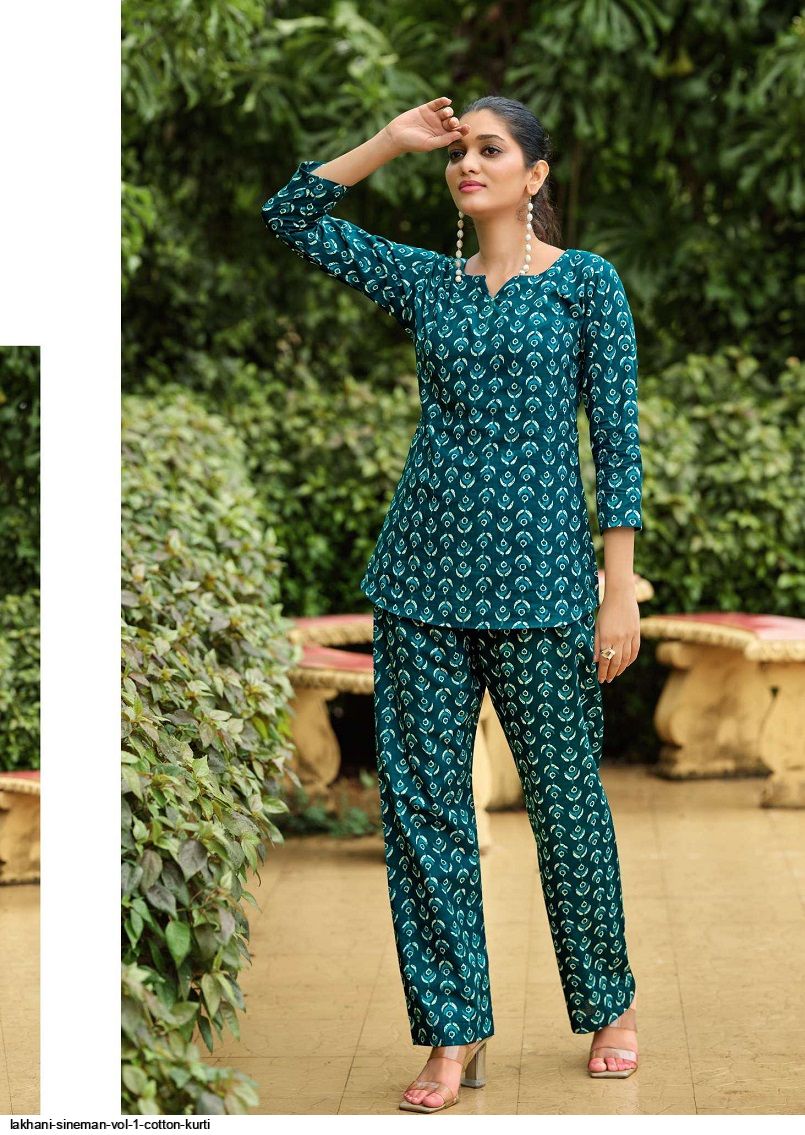 Lakhani Sineman Vol 1 Cotton KURTI