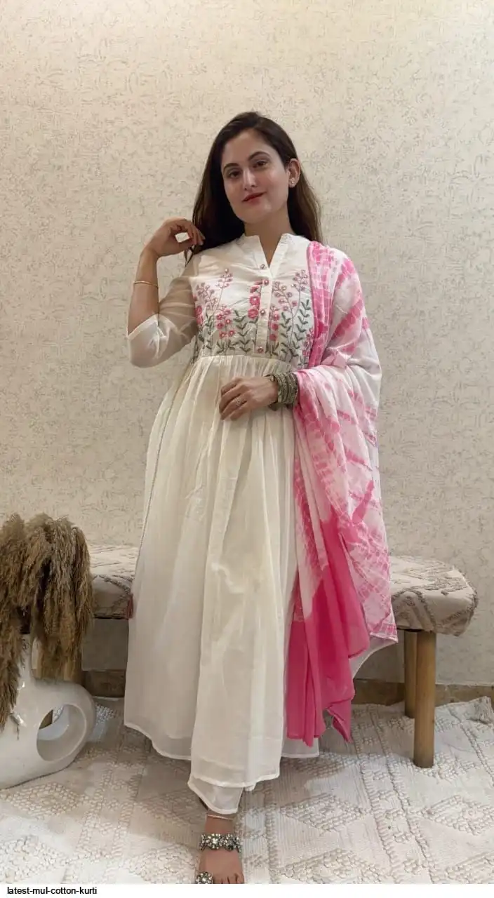 LATEST MUL COTTON KURTI