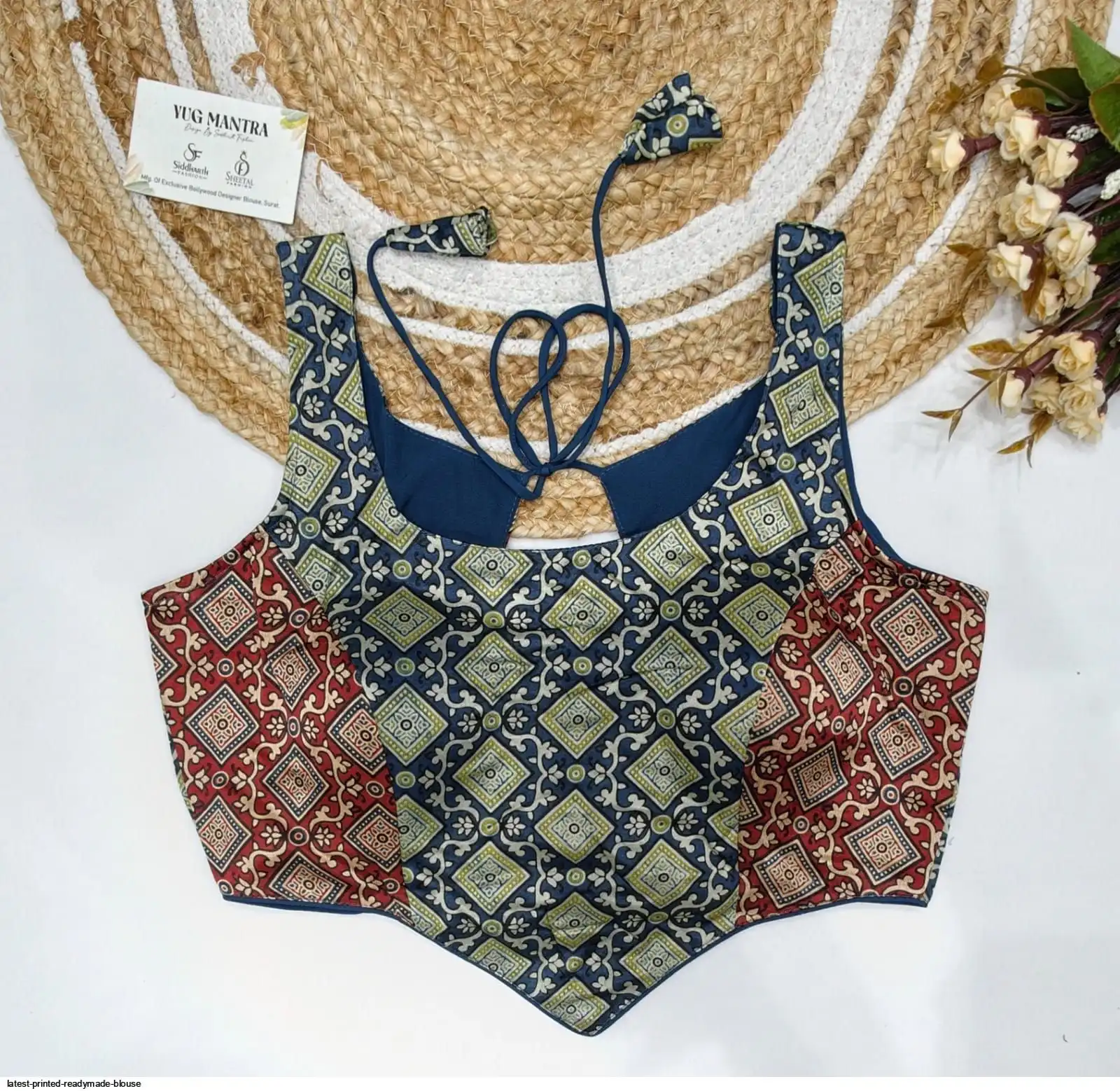 LATEST PRINTED READYMADE BLOUSE F