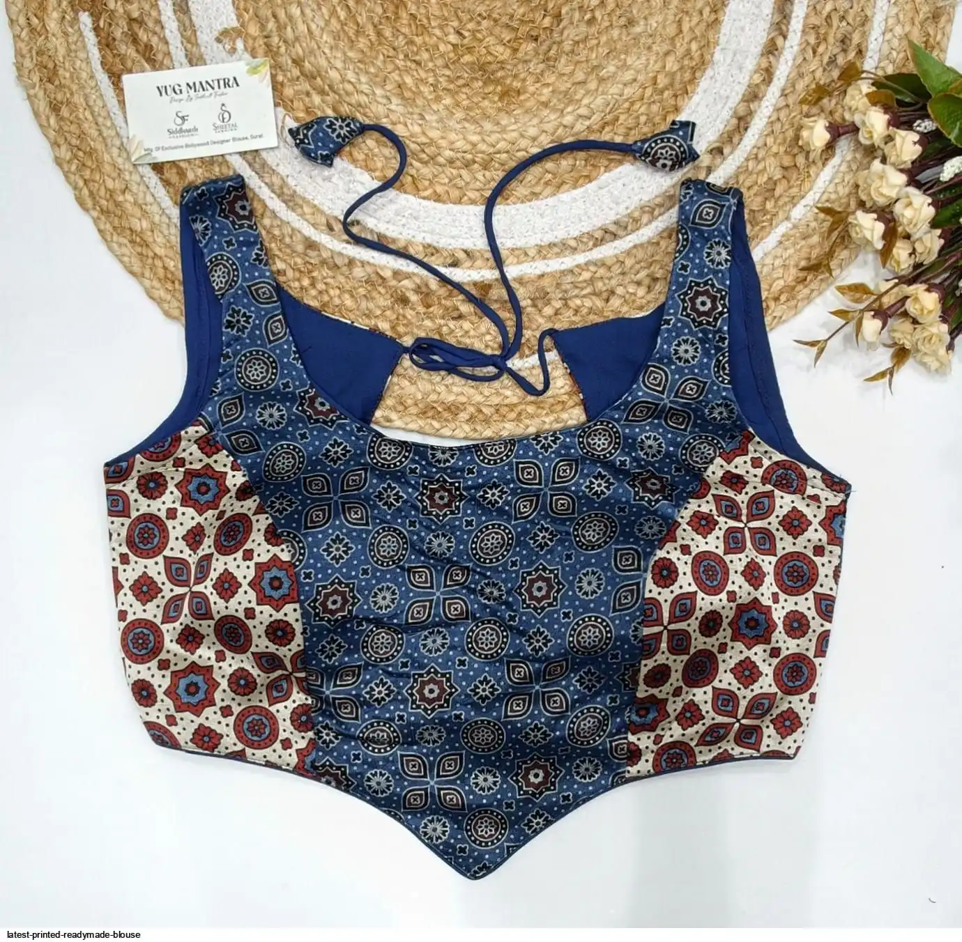 LATEST PRINTED READYMADE BLOUSE H