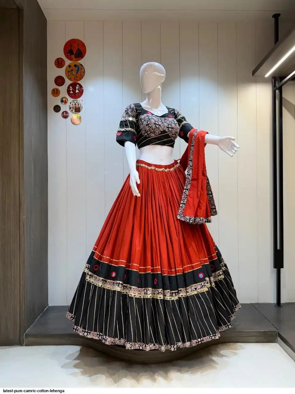LATEST PURE CAMRIC COTTON LEHENGA 2