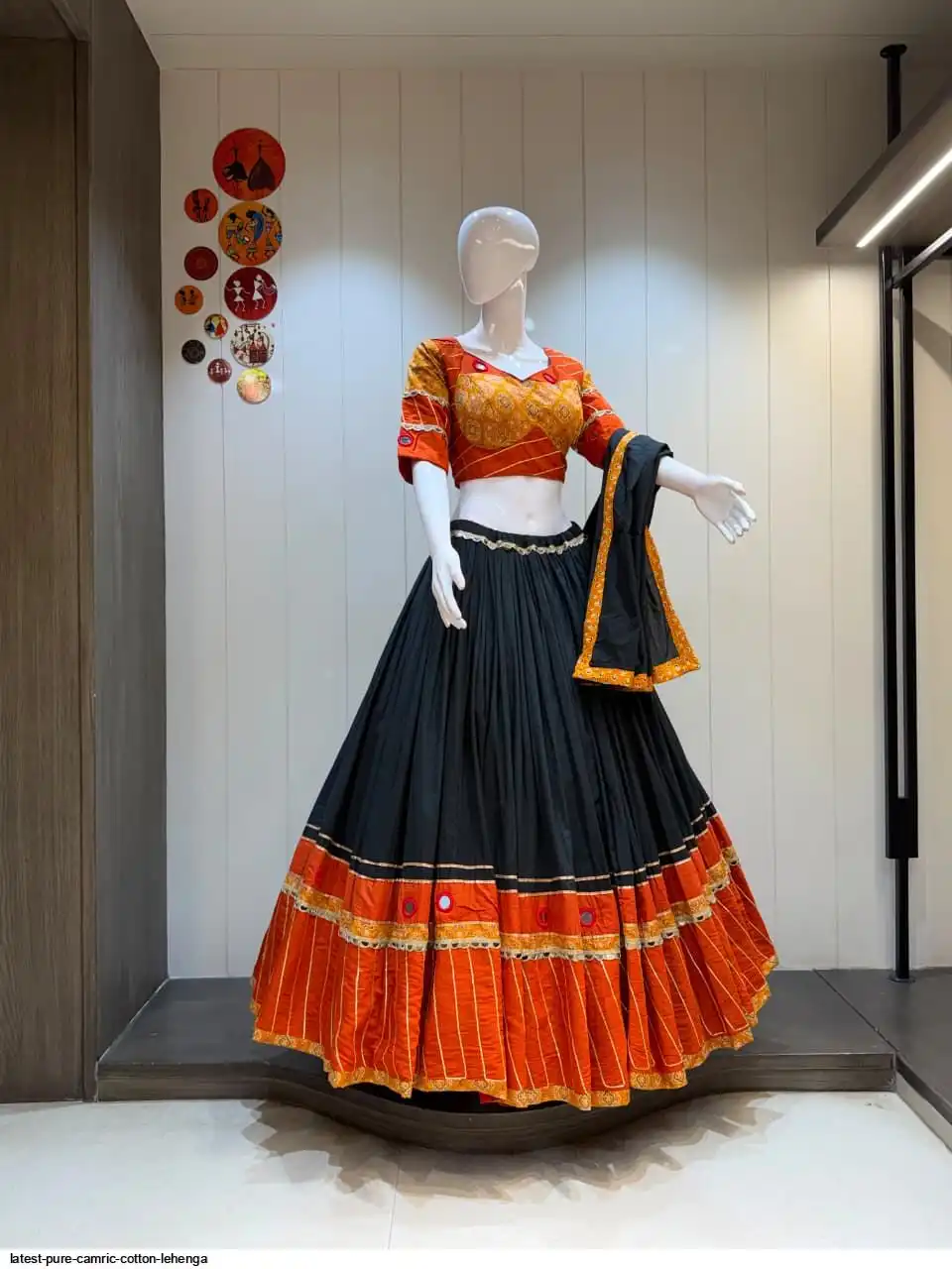 LATEST PURE CAMRIC COTTON LEHENGA 3
