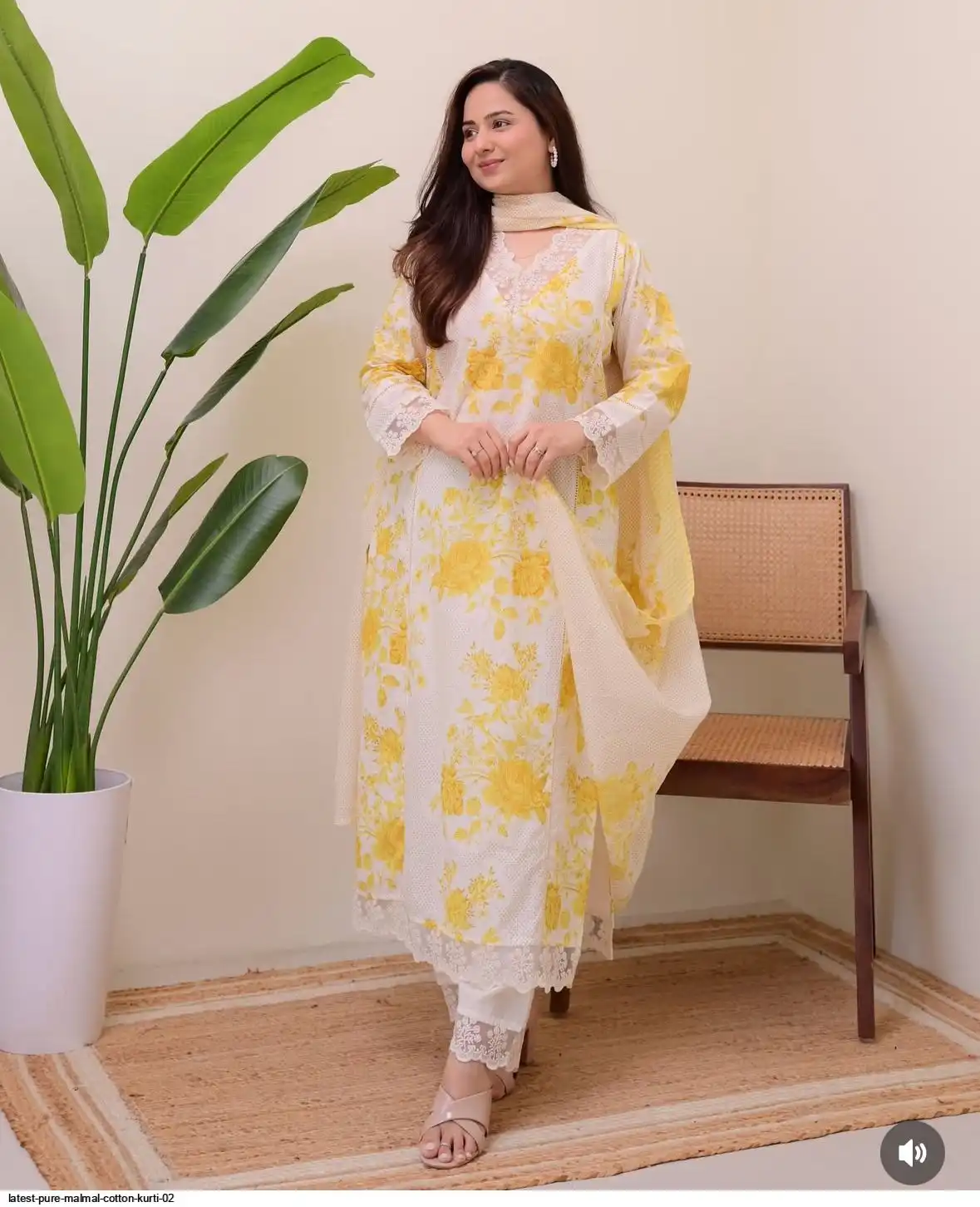 LATEST PURE MALMAL COTTON KURTI 02