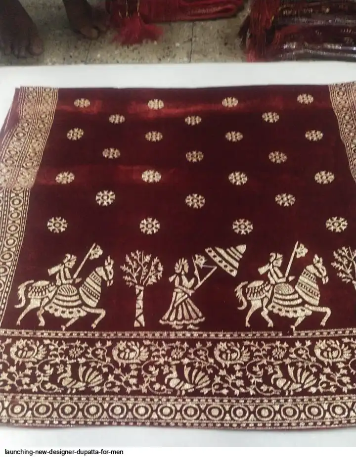 LAUNCHING NEW DESIGNER DUPATTA FOR MEN 2