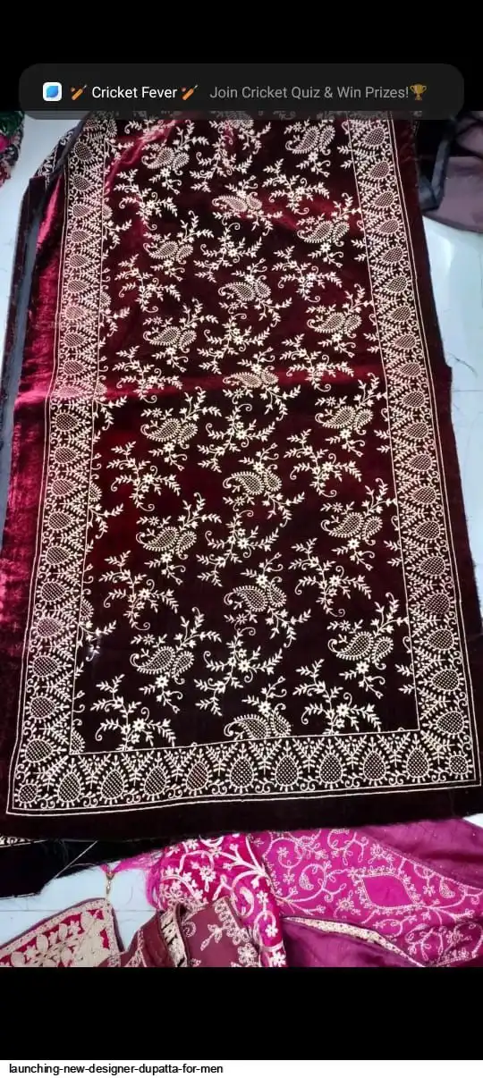 LAUNCHING NEW DESIGNER DUPATTA FOR MEN 4