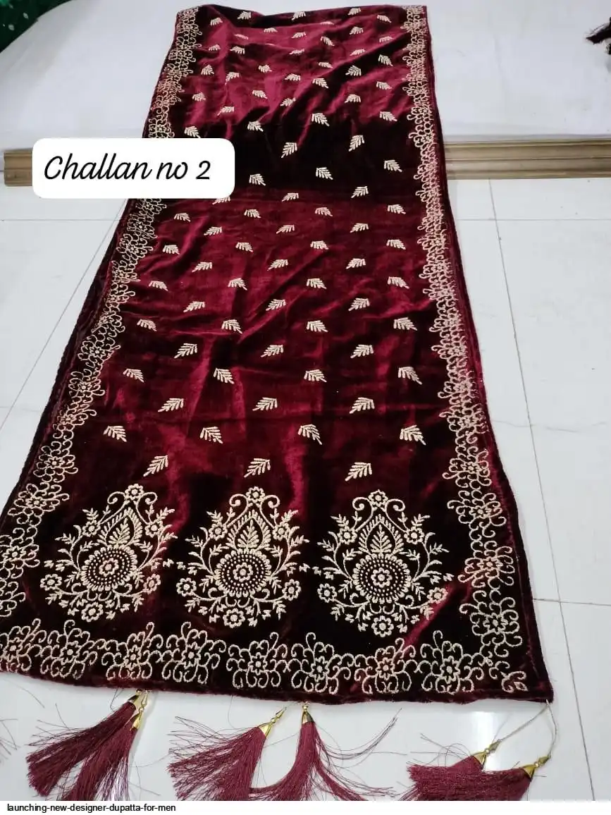 LAUNCHING NEW DESIGNER DUPATTA FOR MEN 5
