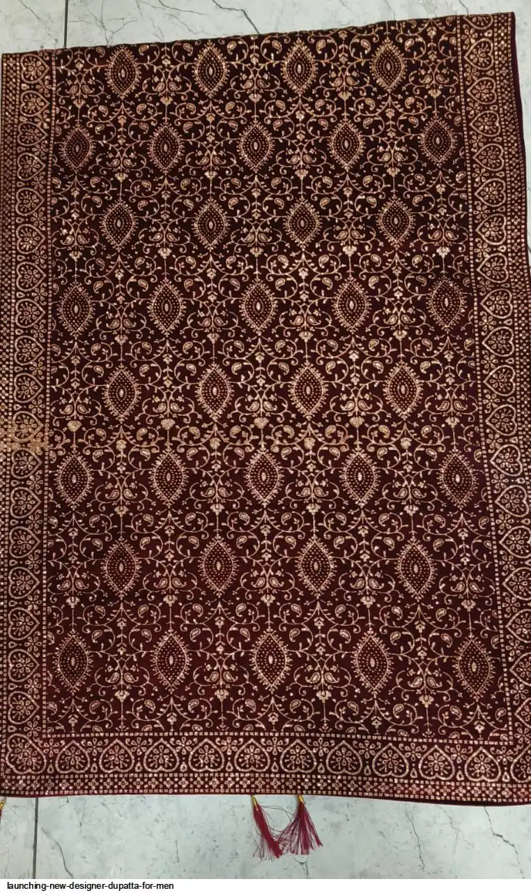 LAUNCHING NEW DESIGNER DUPATTA FOR MEN 12