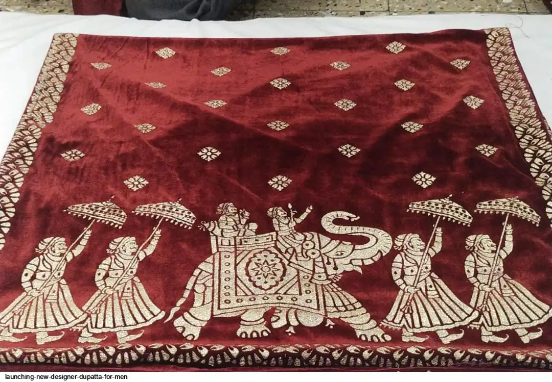 LAUNCHING NEW DESIGNER DUPATTA FOR MEN 13