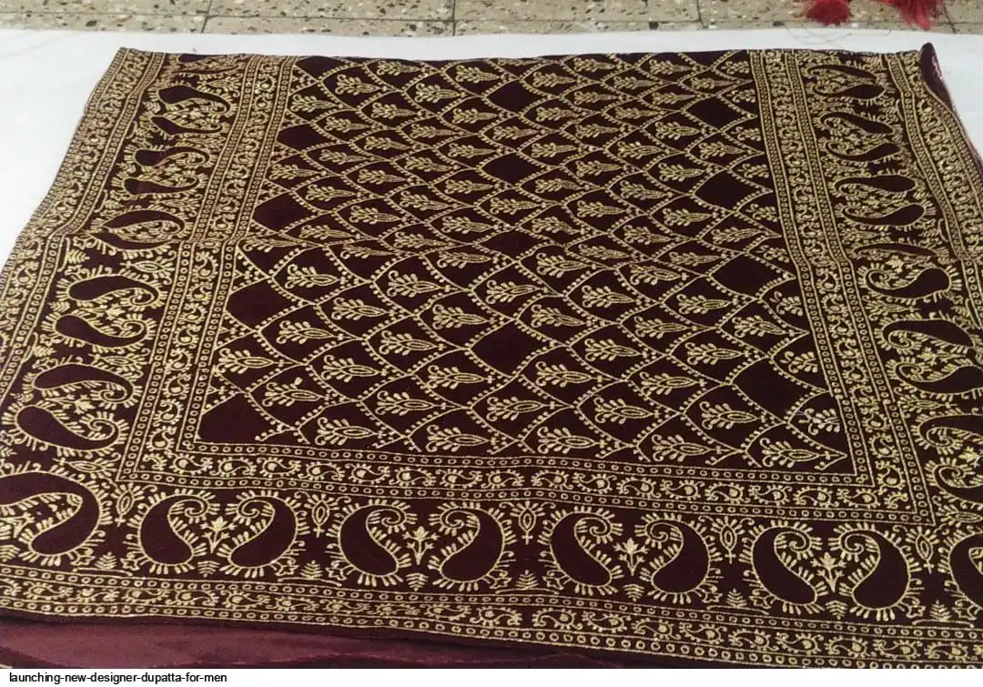 LAUNCHING NEW DESIGNER DUPATTA FOR MEN 17