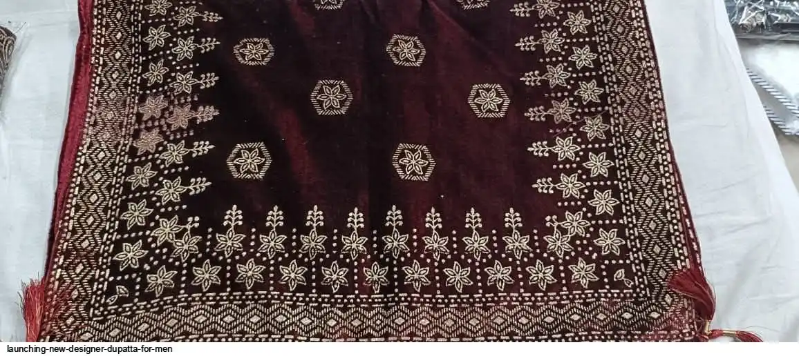 LAUNCHING NEW DESIGNER DUPATTA FOR MEN 15