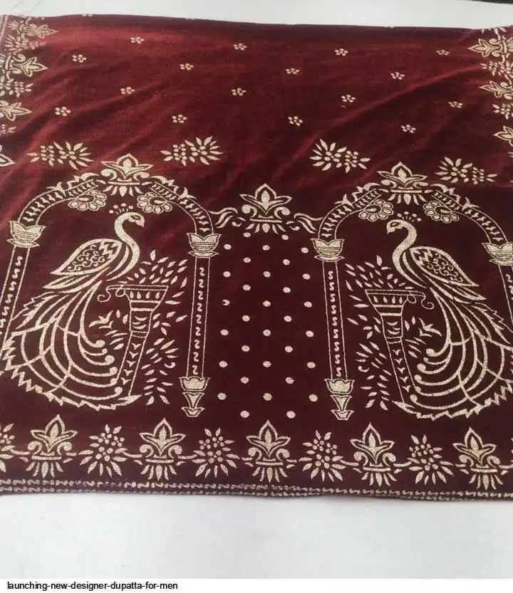 LAUNCHING NEW DESIGNER DUPATTA FOR MEN 16