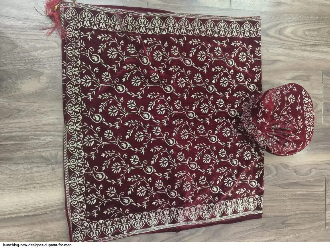 LAUNCHING NEW DESIGNER DUPATTA FOR MEN 22