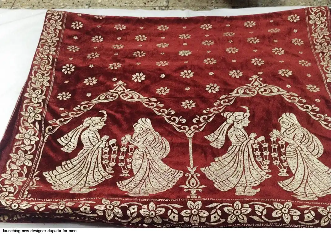 LAUNCHING NEW DESIGNER DUPATTA FOR MEN 23